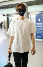 2026 New Style CD All-Over Print Letter Short-Sleeved T-Shirt (24026-A25)