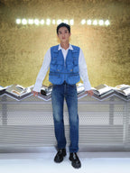 [VIP Exclusive] 2026 New Triangle Brand Denim Trousers (55067-B65)