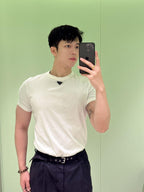 2026 New Triangle Brand Short-Sleeve Shirt with Chest Triangle Logo (25201-A20)