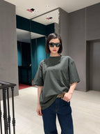 [VIP Exclusive] 2026 New GU Logo Embroidered Short-Sleeved T-Shirt (25139-A15)