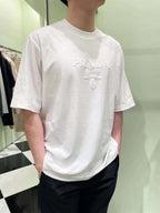 [VIP Exclusive] 2026 New Triangle Brand Towel Embroidered Short-Sleeved Shirt (25213-A15)