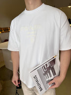 [VIP Exclusive] 2026 New Triangle Brand Towel Embroidered Short-Sleeved Shirt (25213-A15)