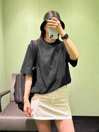 [VIP Exclusive] 2026 New Triangle Brand Towel Embroidered Short-Sleeved Shirt (25213-A15)