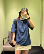 [VIP Exclusive] 2026 New Triangle Brand Towel Embroidered Short-Sleeved Shirt (25213-A15)
