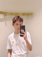 [VIP Exclusive] 2026 New Ve Short-Sleeved Shirt with Gold Logo Embroidery (25166-A05)