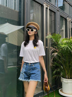 [VIP Exclusive] 2026 New Ve Short-Sleeved Shirt with Gold Logo Embroidery (25166-A05)