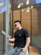 [VIP Exclusive] 2026 New Ve Short-Sleeved Shirt with Gold Logo Embroidery (25166-A05)