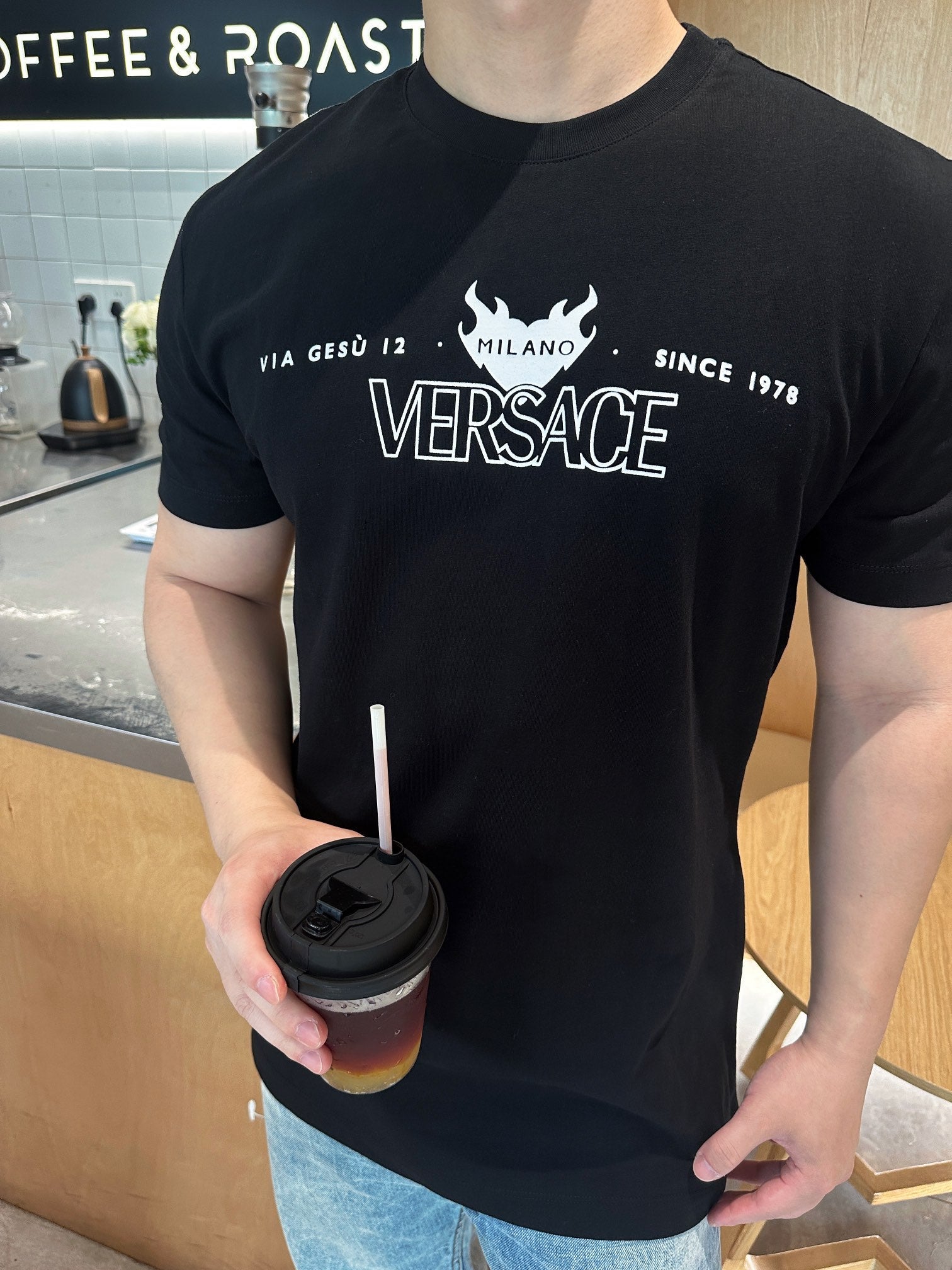 2026 New Ve Printed Logo Short-Sleeved T-Shirt (25177-A05)