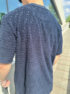 [VIP Exclusive] 2026 New FF Logo Embossed Short-Sleeve Shirt (25161-A20)