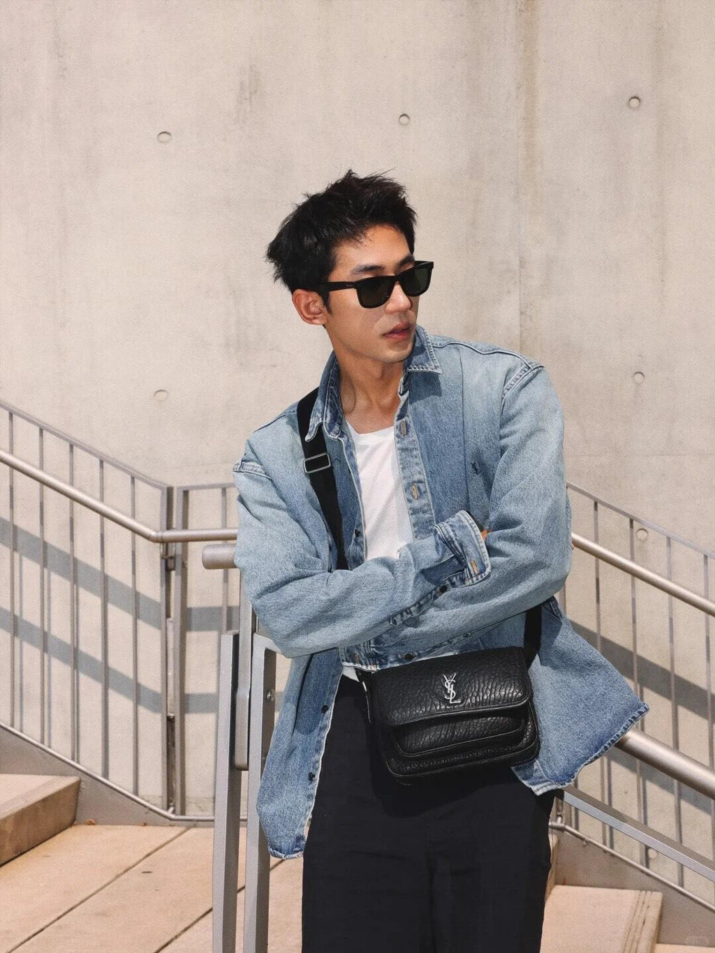 2026 New Style Saint L Embroidered Denim Jacket (MM050-B40)