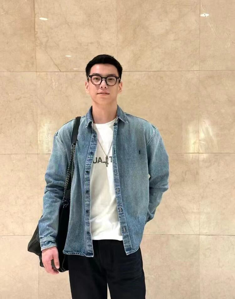 2026 New Style Saint L Embroidered Denim Jacket (MM050-B40)