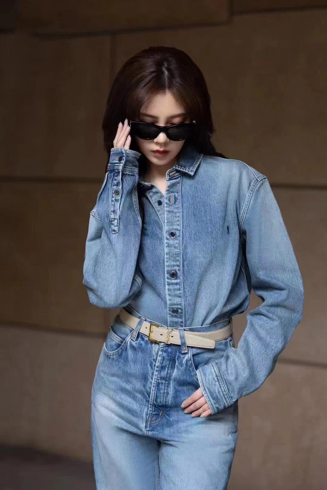 2026 New Style Saint L Embroidered Denim Jacket (MM050-B40)
