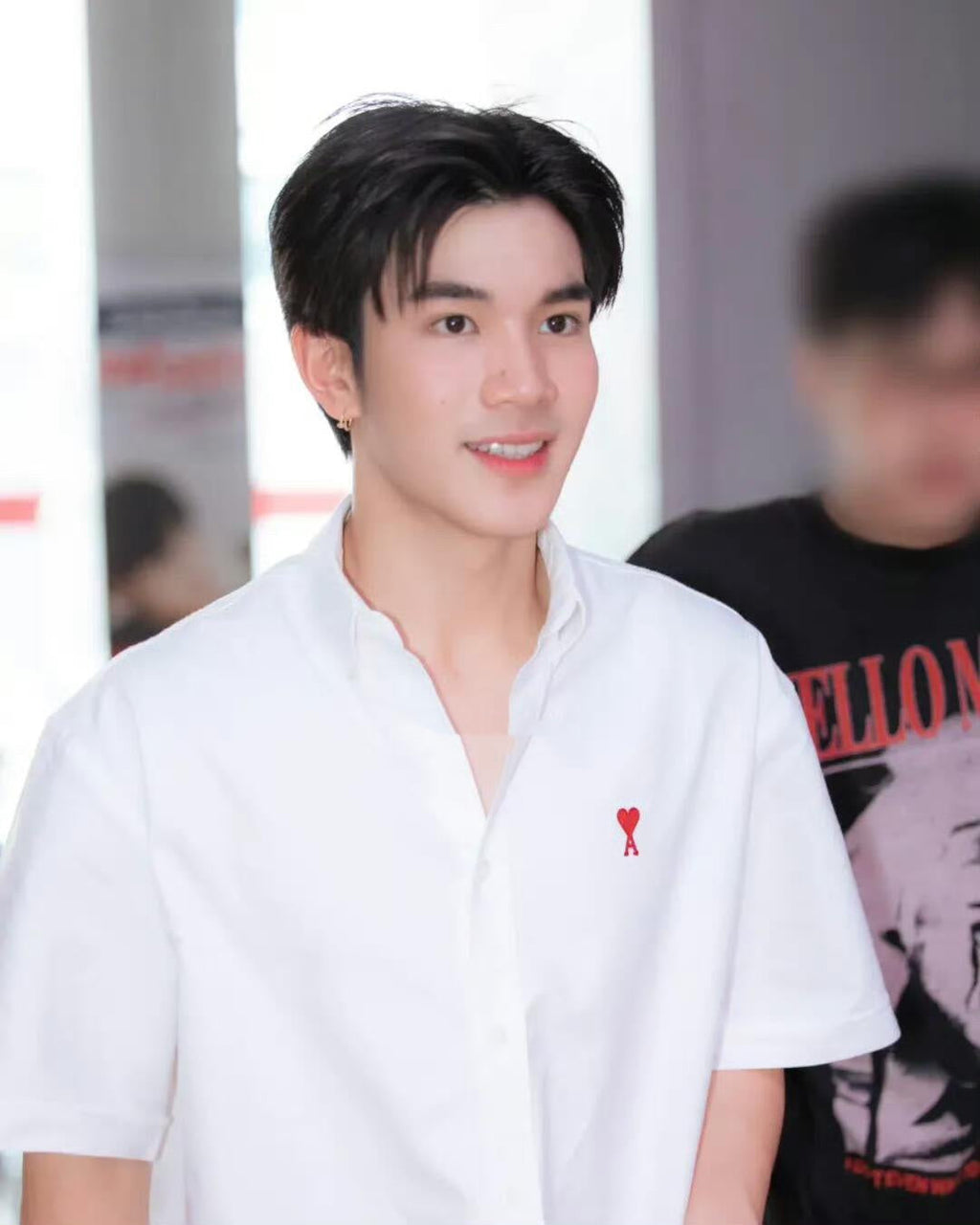 2026 New Heart A Embroidered Box-Cut Shirt (MM066-A55)