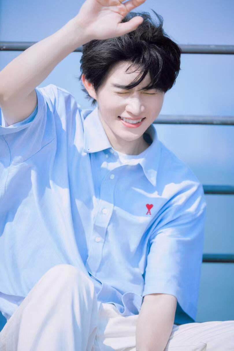 2026 New Heart A Embroidered Box-Cut Shirt (MM066-A55)