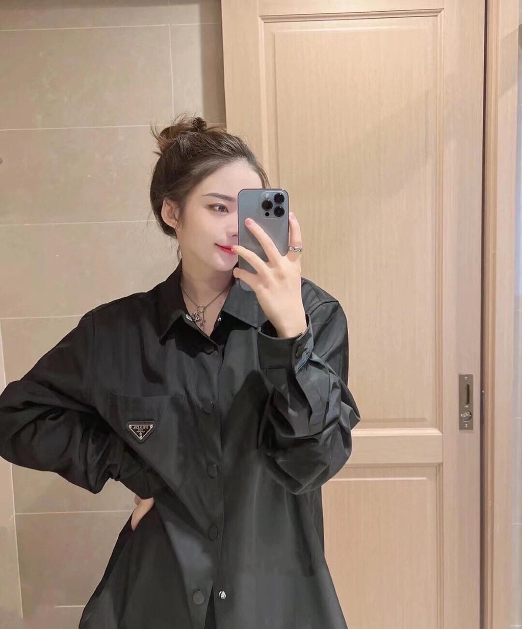 2026 New Model Triangle Brand Nylon Shirt (MM069-B30)