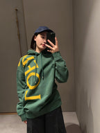2026 New Way Printed Hooded Sweatshirt (25266-B45)