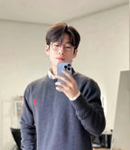 [VIP Exclusive] 2026 New Heart A Embroidered Sweater (25168-B05)