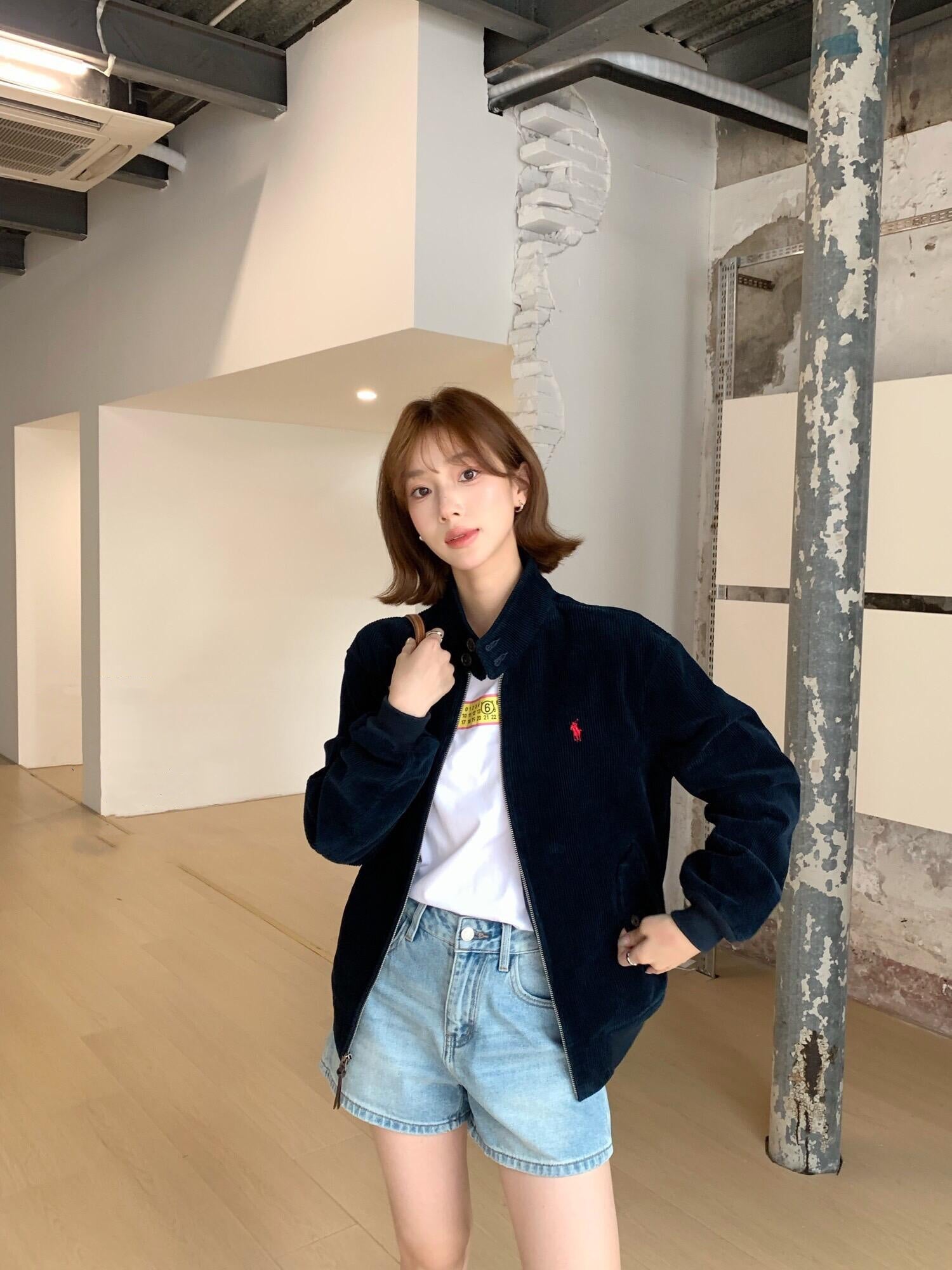 2026 New RL Embroidered Corduroy Jacket (25271-B90)