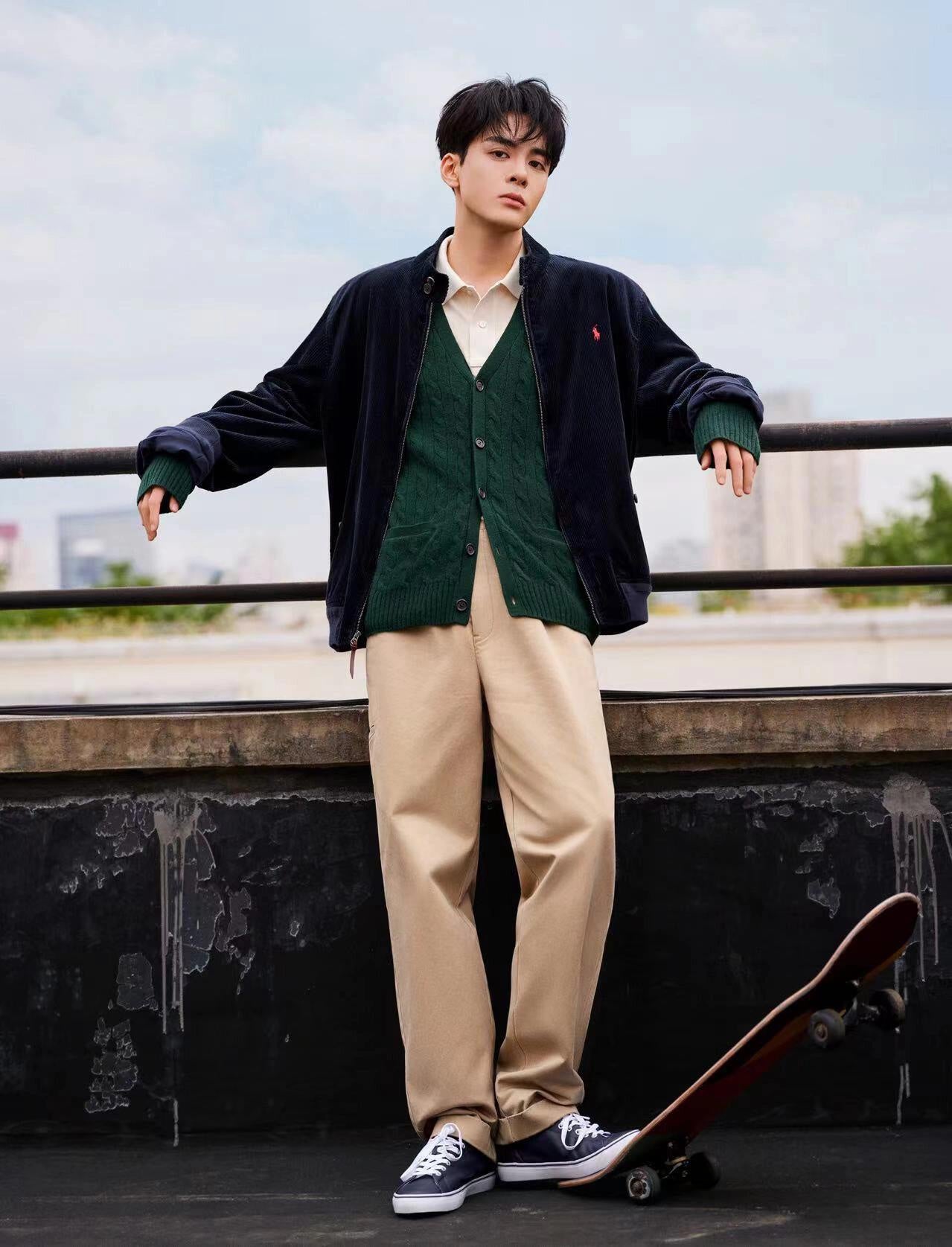 2026 New RL Embroidered Corduroy Jacket (25271-B90)