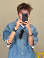 2026 New Way Denim Short-Sleeved Shirt (MM095-B35)