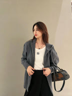 2026 New Style Way Zippered Hooded Sweatshirt (24046-B90)