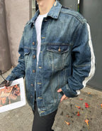 [VIP Exclusive] 2026 New Balen CUT-UP Denim Jacket (MM078-C40)