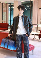 [VIP Exclusive] 2026 New Arrival: GU All-Over Print Denim Trousers (MM097-B65)