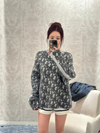 [VIP Exclusive] 2026 New Arrival CD Jacquard Zip-Up Jumper (25305-C20)