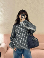 [VIP Exclusive] 2026 New Arrival CD Jacquard Zip-Up Jumper (25305-C20)