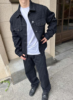 [VIP Exclusive] 2026 New Arrival: FF All-Over Print Jeans (BB716-B75)