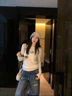 [VIP Exclusive] 2026 New Mai Digital Lace-Effect Jumper (25287-B25)
