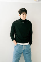 2026 New Triangle Brand Jacquard Turtleneck Jumper (25283-B20)