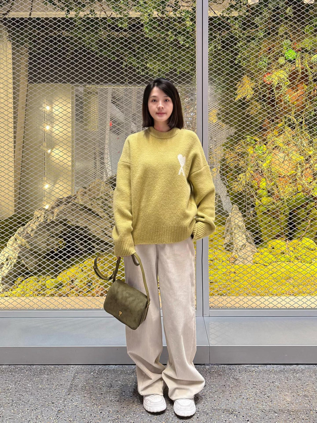 2026 New Model Heart A Heart Patterned Round-neck Sweater (25374-B15)