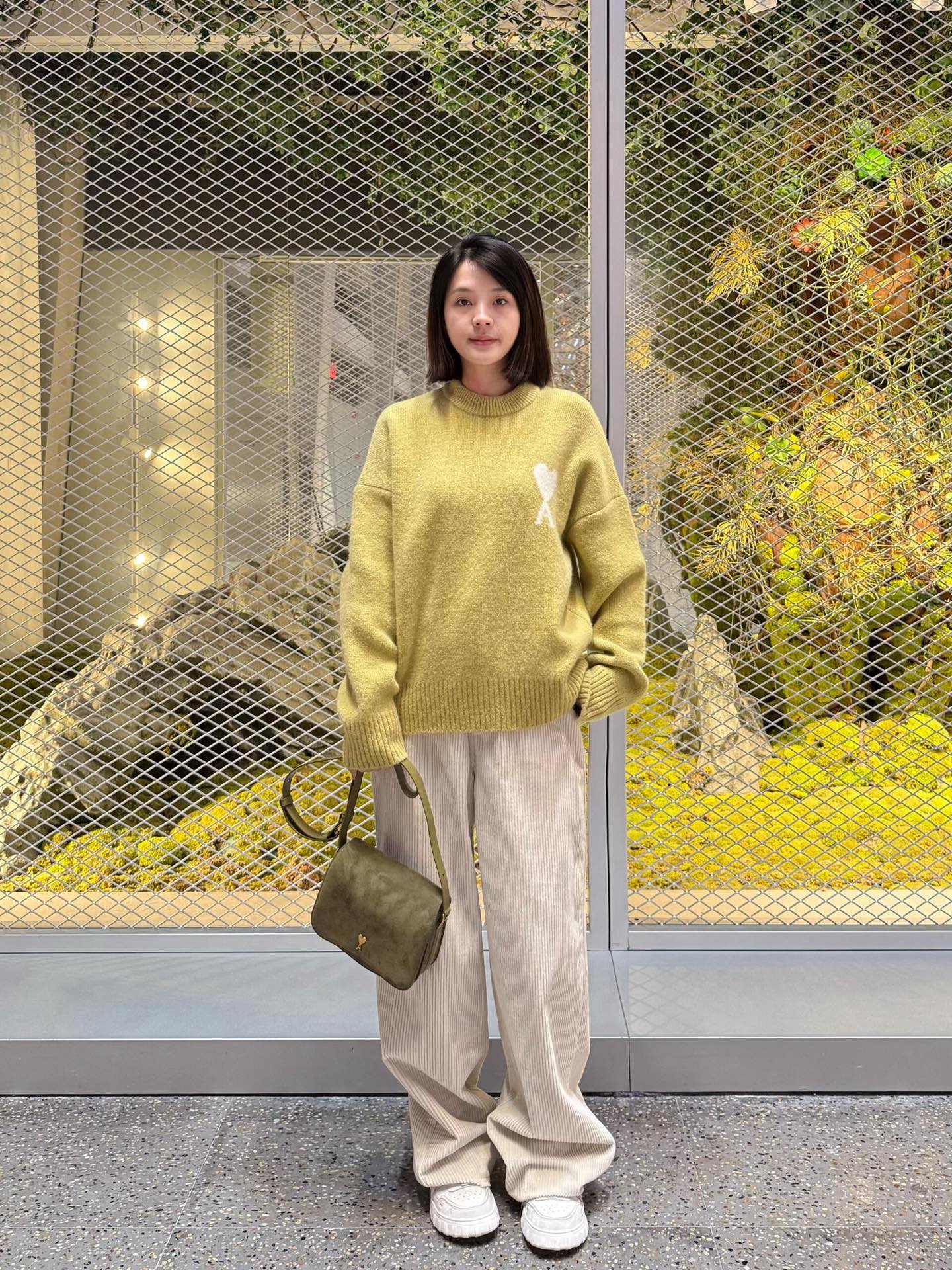 2026 New Model Heart A Heart Patterned Round-neck Sweater (25374-B15)