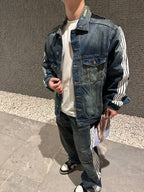 [VIP Exclusive] 2026 New Balen CUT-UP Denim Jacket (MM078-C40)