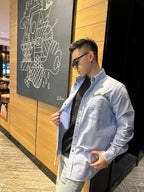 [VIP Exclusive] 2026 New Mon Embroidered Oxford Cotton Shirt (BB727-B25)
