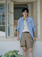 [VIP Exclusive] 2026 New Mon Embroidered Oxford Cotton Shirt (BB727-B25)