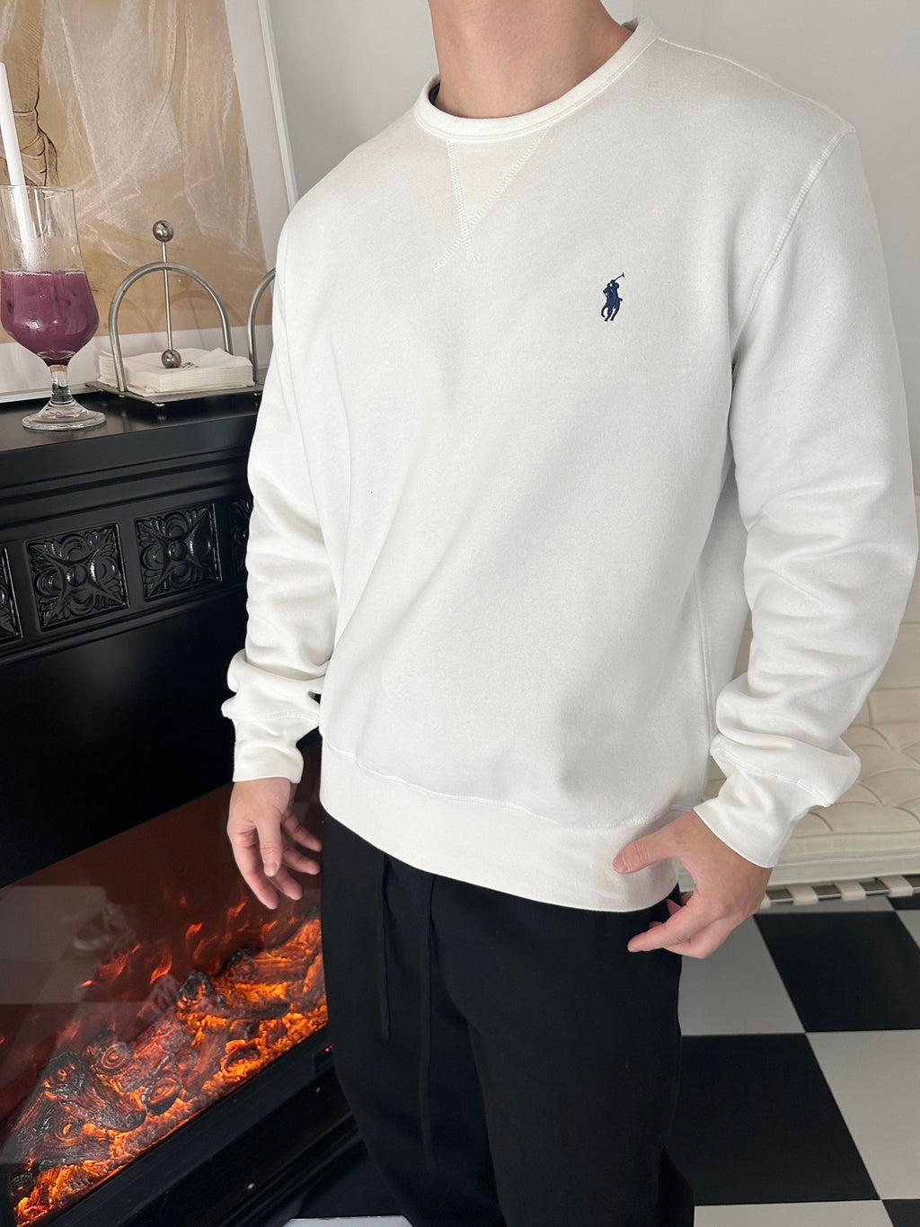 2026 New RL Logo Embroidered Sweatshirt (25296-A65)