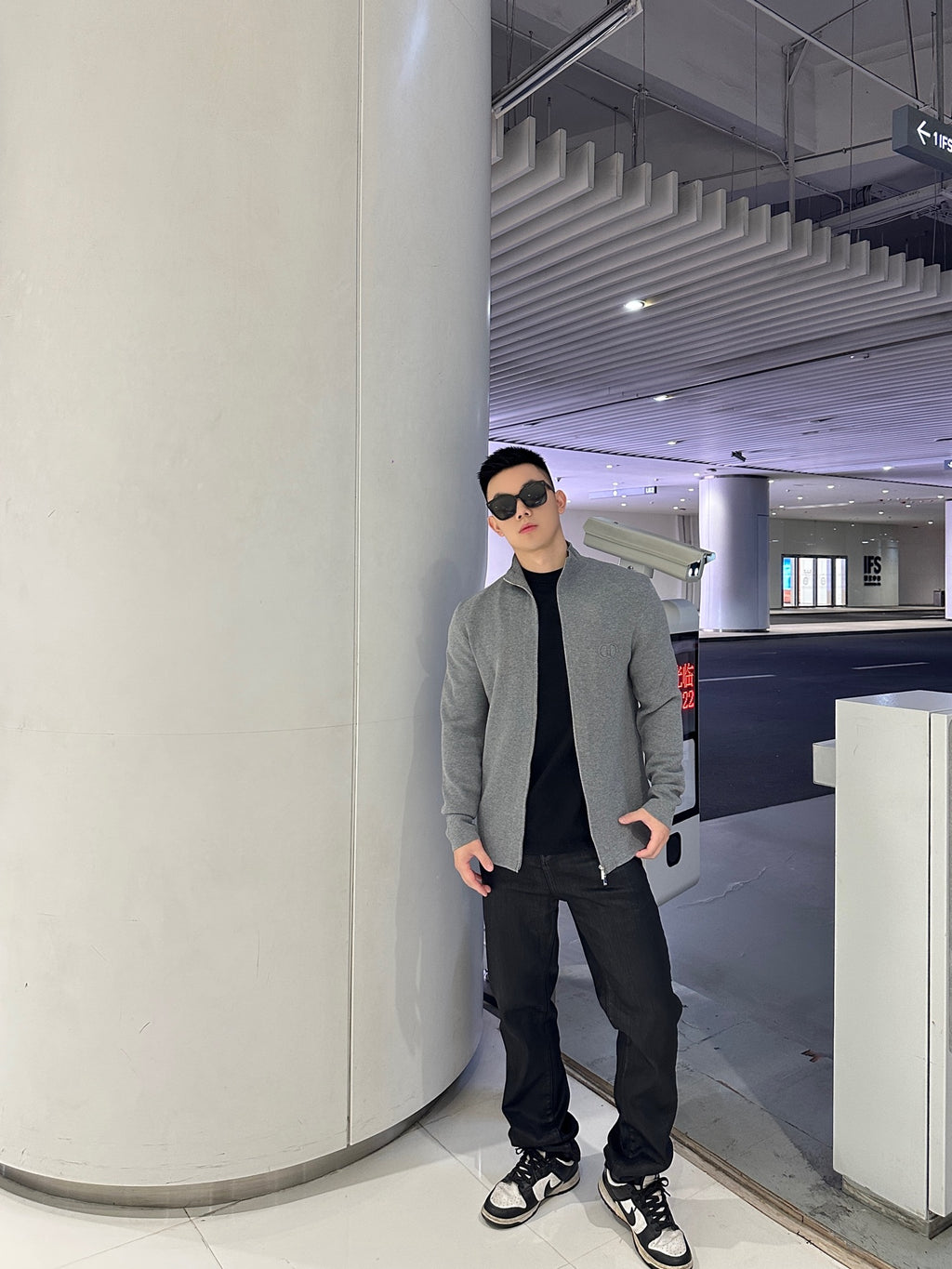 2026 New Style CD Zippered Sweater Coat (25372-B30)