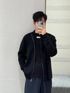 2026 New Style CD Zippered Sweater Coat (25372-B30)