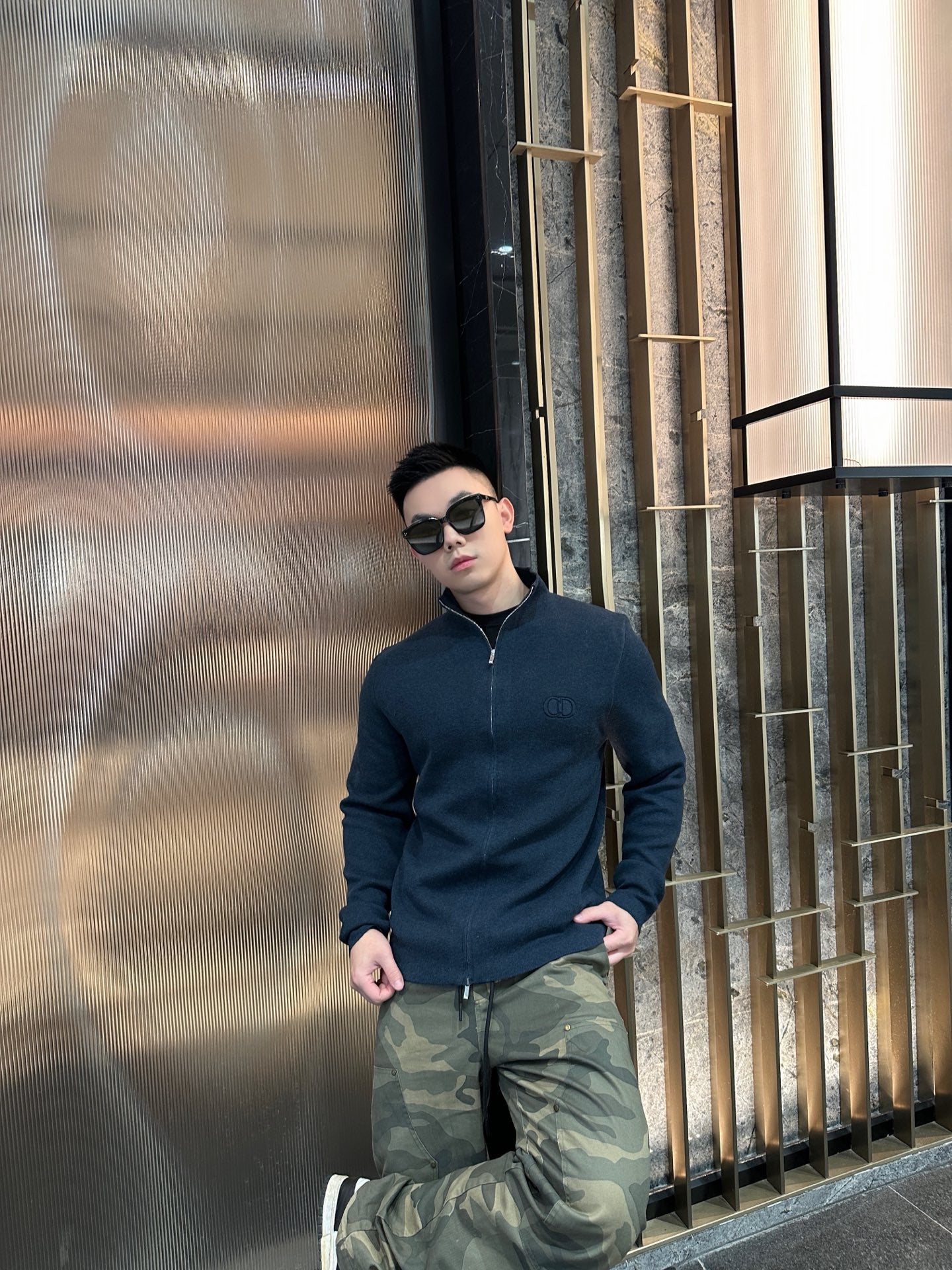 2026 New Style CD Zippered Sweater Coat (25372-B30)