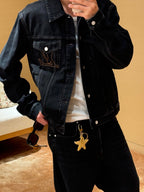 [VIP Exclusive] 2026 New LY Embroidered Logo Denim Jacket (BB740-B75)