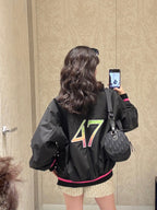[VIP Exclusive] 2026 New Release CD No. 47 Neon Pink Trim Baseball Jacket (BB702-C30)