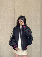 [VIP Exclusive] 2026 New Release CD No. 47 Neon Pink Trim Baseball Jacket (BB702-C30)