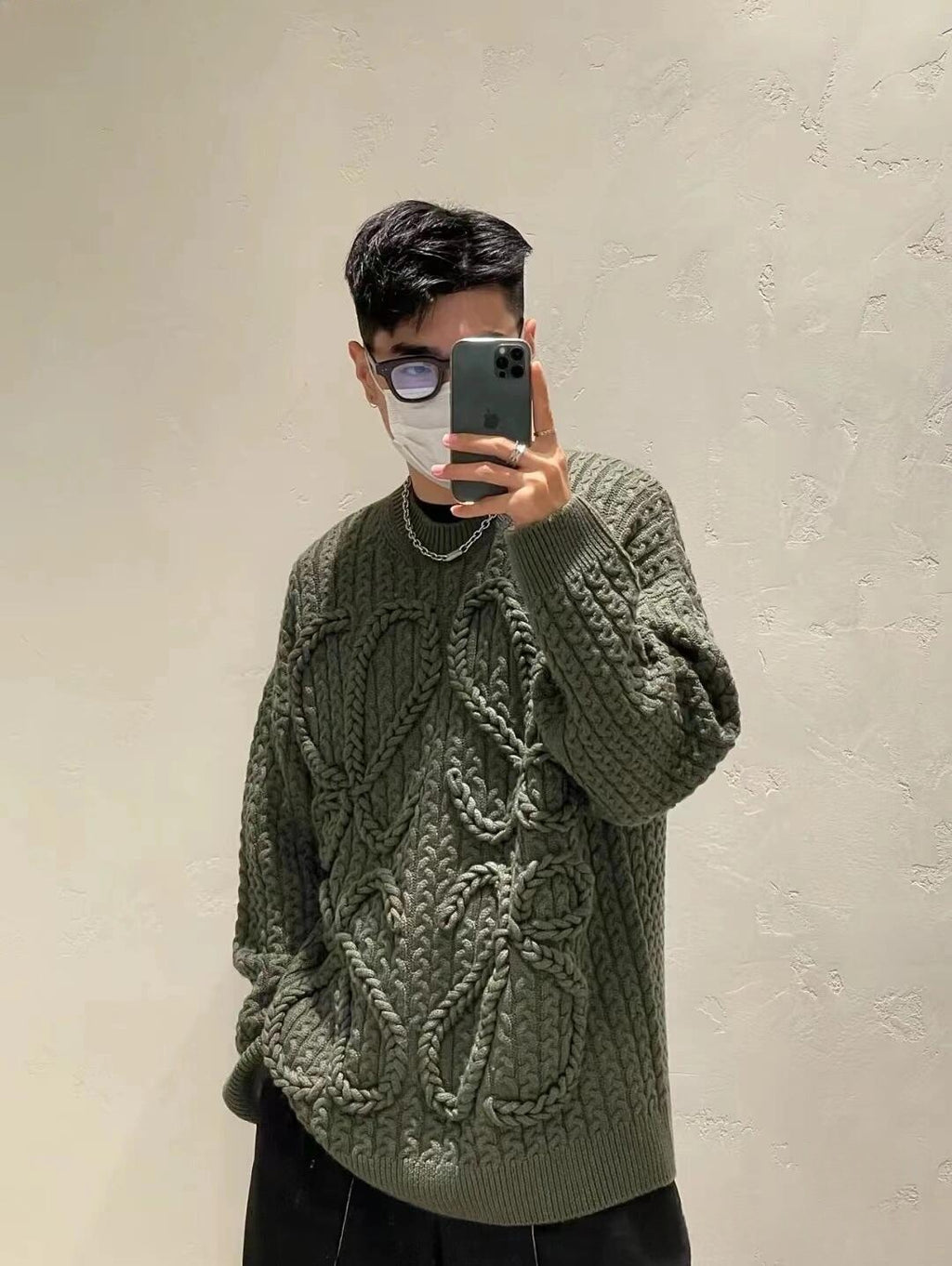 2026 New Style Way Twisted Knit Sweater (25387-B70)