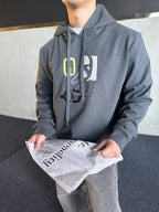 [VIP Exclusive] 2026 New H Patch Leather Hooded Sweatshirt (25350-B40)