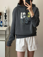 [VIP Exclusive] 2026 New H Patch Leather Hooded Sweatshirt (25350-B40)