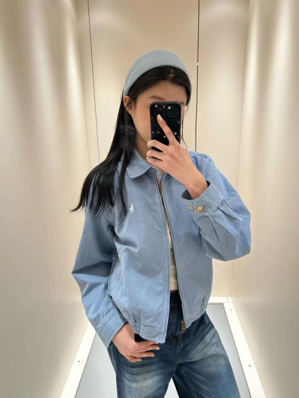 2026 New RL Embroidered Zip Jacket (CC908-B55)
