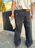 [VIP Exclusive] 2026 New LY Logo Embroidered Denim Trousers (BB753-B55)