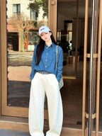 [VIP Exclusive] 2026 New RL Colour Embroidered Denim Shirt (CC913-B40)